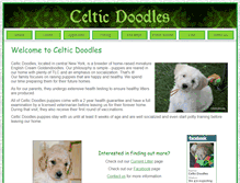 Tablet Screenshot of celticdoodles.com